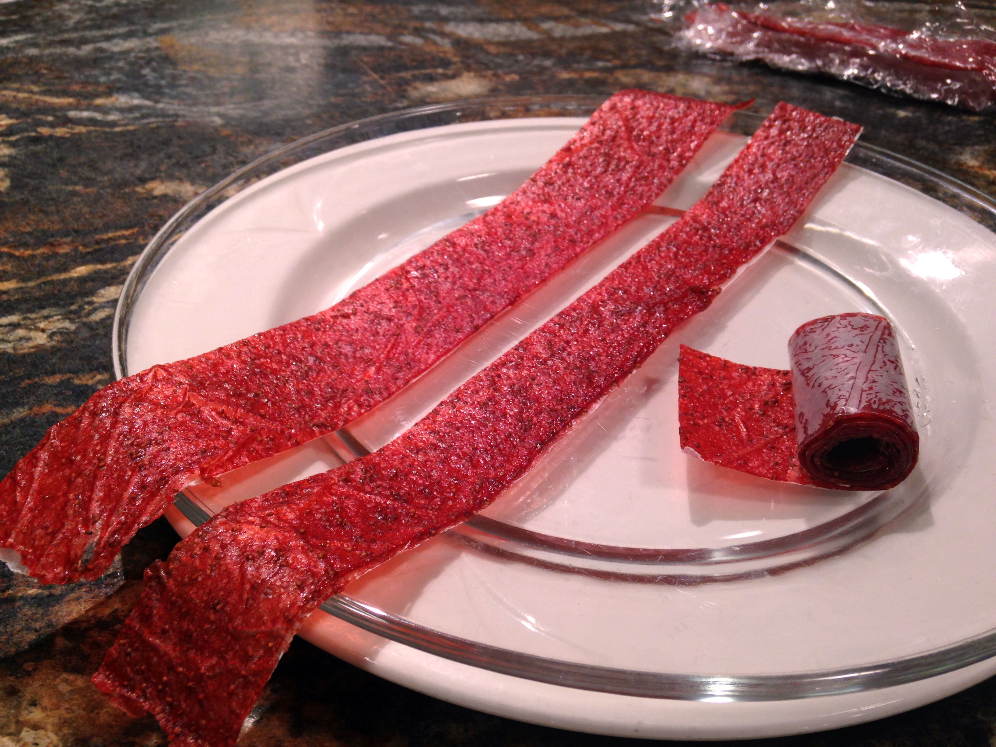 Homemade Strawberry Fruit RollUps